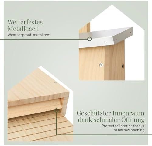 Casette per uccelli: Fledermauskasten Holz – Nuovo e nell'imballaggio originale da Hundwil venduto da tec_mm27 4