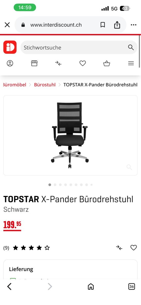 Sedie: TOPSTAR X-Pander Bürostuhl – Usato da Zürich venduto da nayara_y92 2