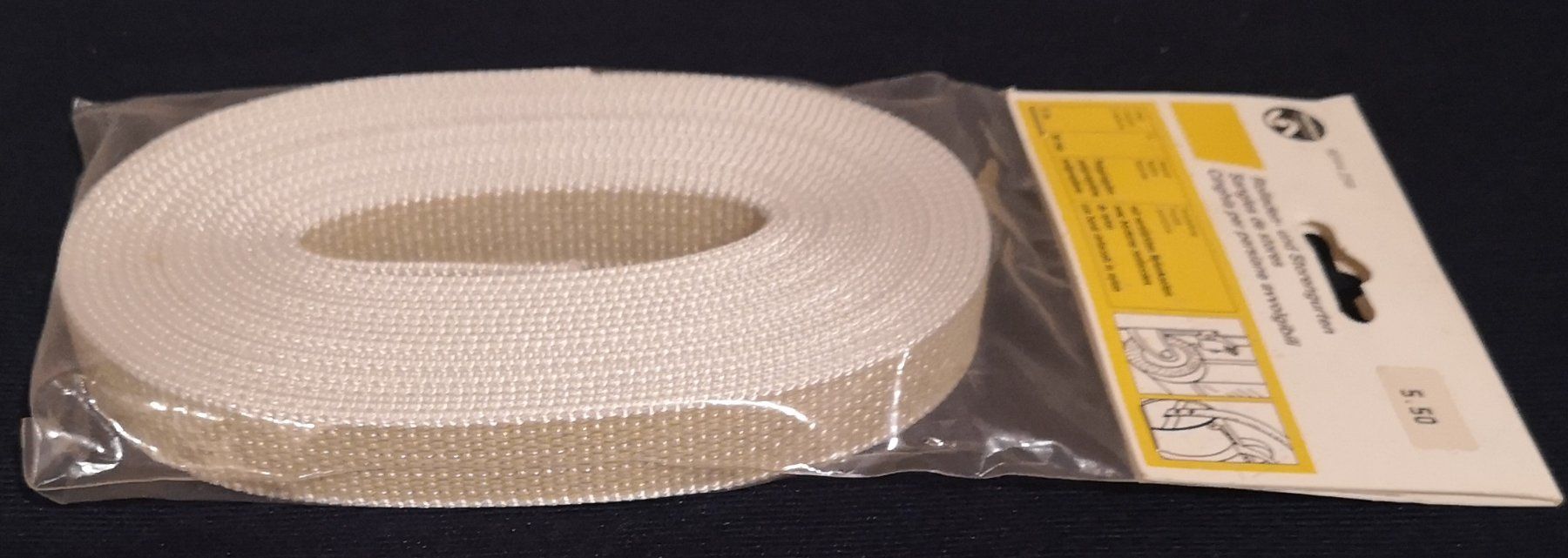 Nastri decorativi: Rolladengurt, Storengurt 5 m x 20 mm, fairer Versand – Nuovo e nell'imballaggio originale da Zürich venduto da Tanteemma369 7