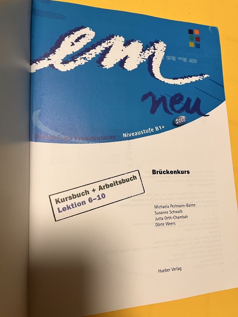 Bücher: EM Neu B1+ German Textbook and Workbook. Great Condition! – Gebraucht aus Zürich von Proton_Slit 4