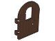 Lego Dark Brown Door 1 x 4 x 6 Round Top 5 Stück