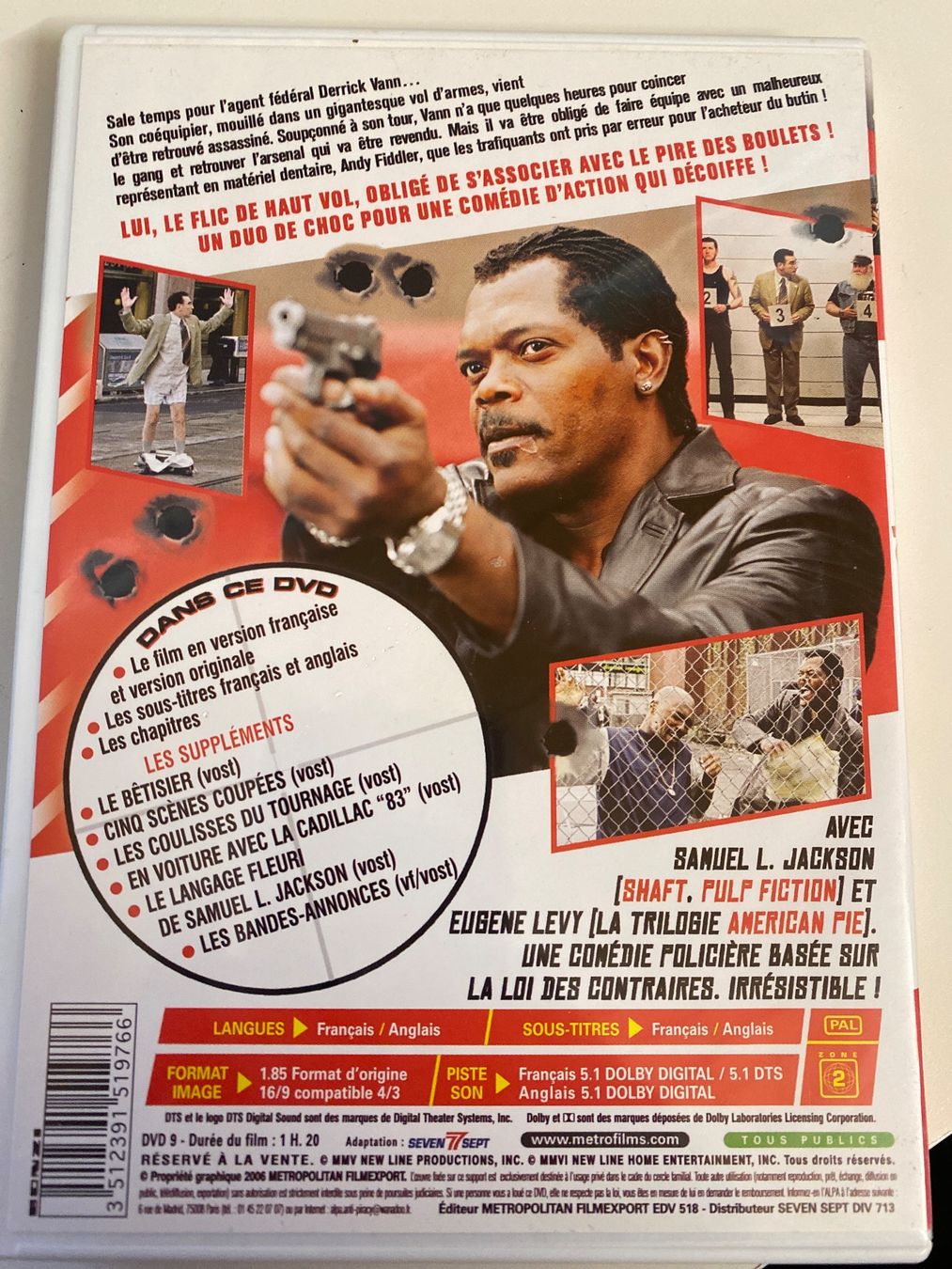 Tutti i DVDs: DVD Le Boss avec Samuel L. Jackson & Eugene Levy! – Usato da Le Brassus venduto da cinema13 1