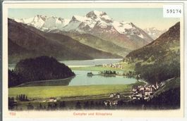 Campfer und Silvaplana - Litho