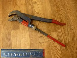 Rohrzange Chrom-Vanadium West Germany 33 cm