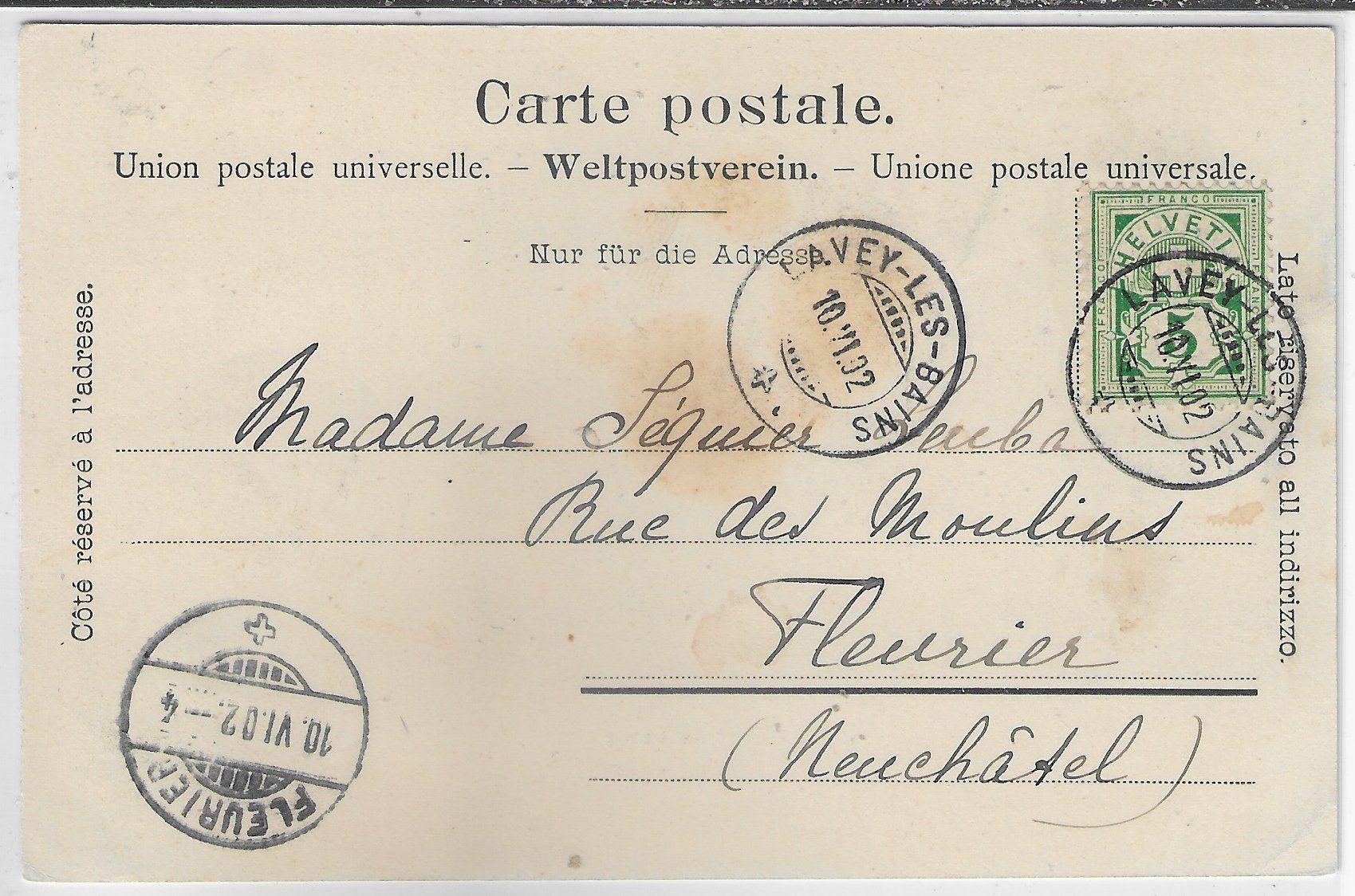 Cartoline postali: Bains de Lavey – Usato da Ettingen venduto da Kartenplanet 1