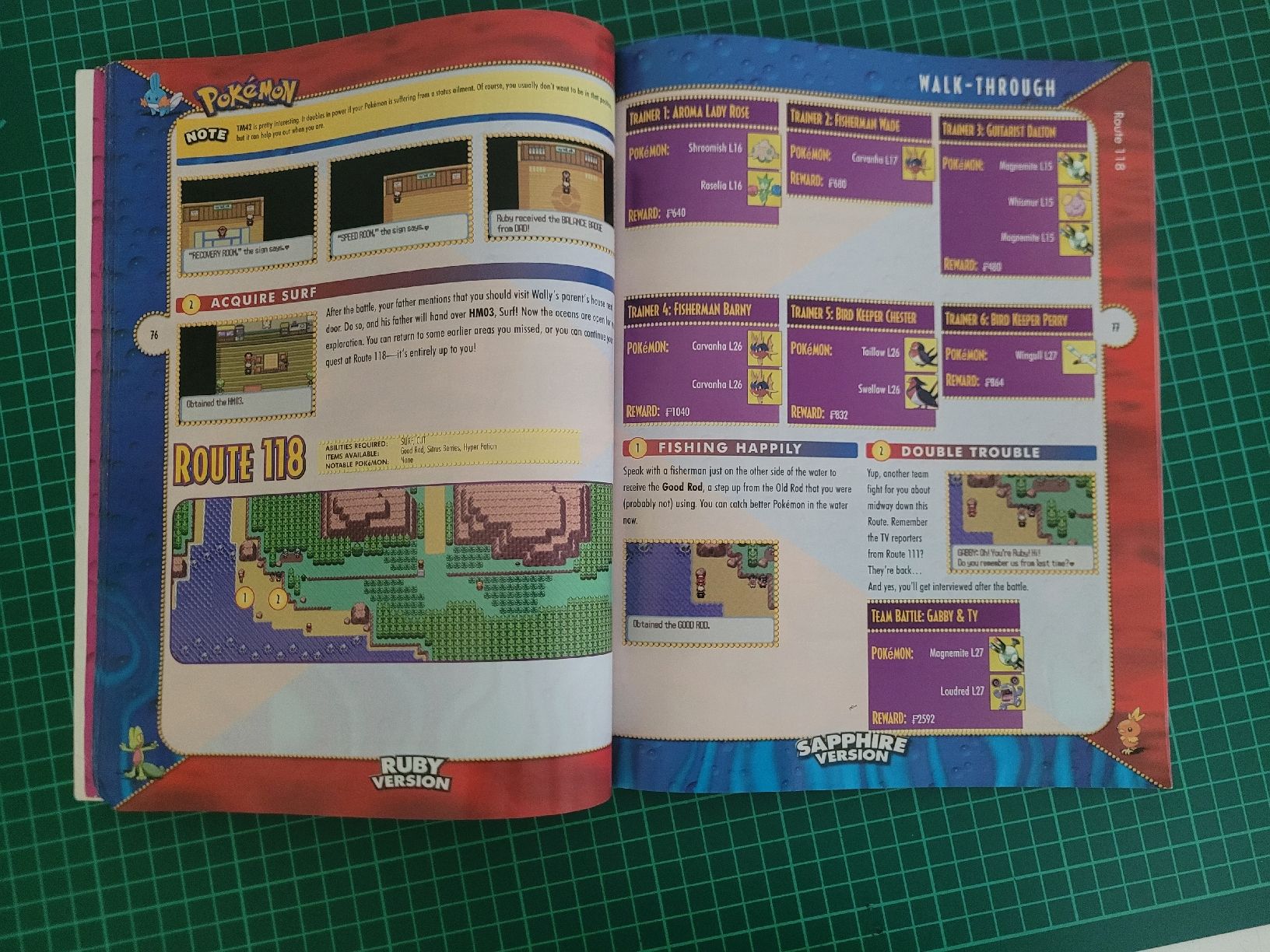 Pokémon Giochi: Pokemon Ruby & Sapphire Official Trainer's Guide Book! – Usato da Meyrin venduto da Retro-GZ 3