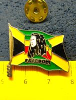 BOB MARLEY FREEDOM FLAGGE JAMIACA FLAGGE PIN GEPRÄGT