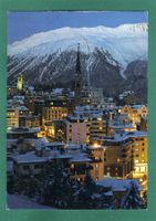 St. Moritz bei Nacht, ungelaufen, ca. 1980, Grossformat