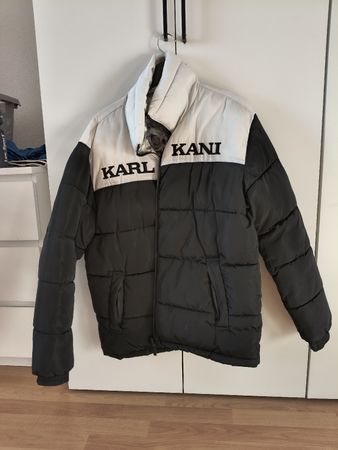 Winterjacke Karl Kani schwarz weiss Gr. L
