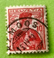  Nr.120 Brustbild der Helvetia mit Schwert GESTEMPELT    