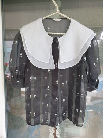Seidenbluse VIOLI MOVELLE,vintage,Ch-G.38,60 Fr.