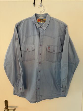 Fjällräven Hemd Herren Gr. M, hellblau, oryginal