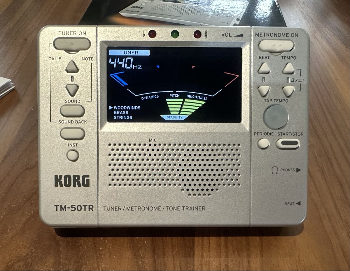 Korg Messen: KORG Stimmgerät TM-50TR – Gebraucht aus Rheinfelden von vanha2019 1