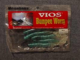 Megabass VIOS Bumpee Worm 00C3 Moroko Effect, 6Stk