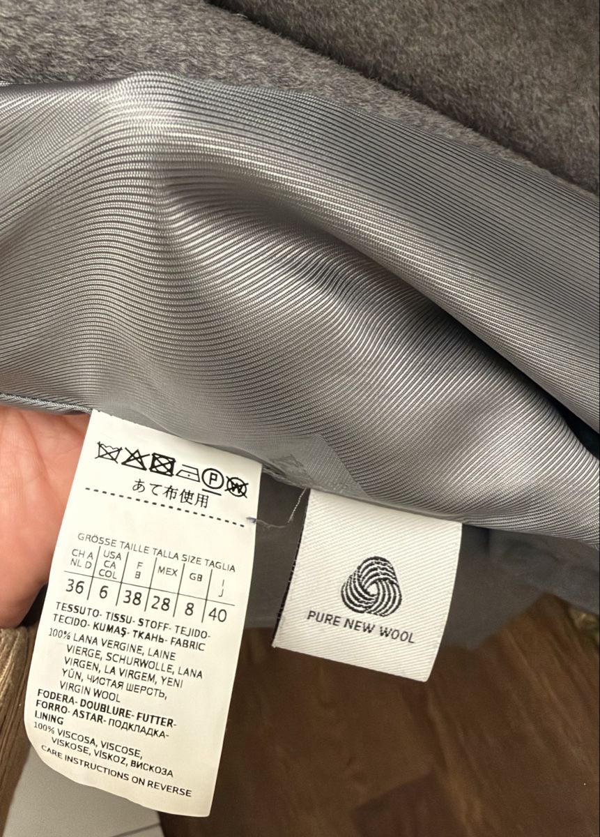 Max Mara Mäntel: MaxMara Studio Wollmantel grau Grösse 36 – Gebraucht aus Remetschwil von MLC_est.2005 7