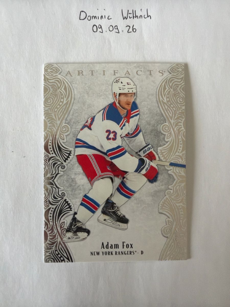 NHL Sammelbilder & Trading cards: 2025-26 Upper Deck Artifacts Adam Fox #34 – Neu (gemäss Beschreibung) aus Düdingen von doems72