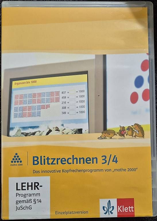 Software: Blitzrechnen 1/2/3/4 Mathe 2000 – Usato da Gränichen venduto da a_m_g 3