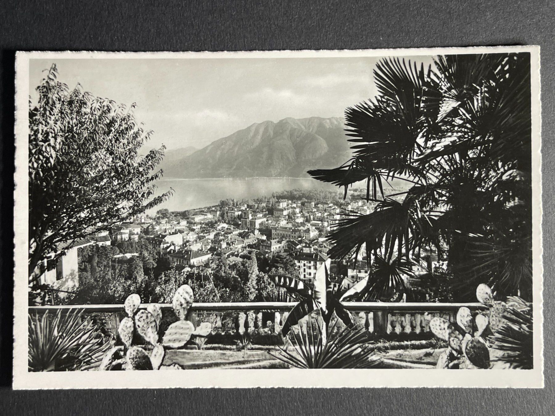 Cartoline postali: Locarno, Panorama - 1954 – Usato da Steg VS venduto da danwer74