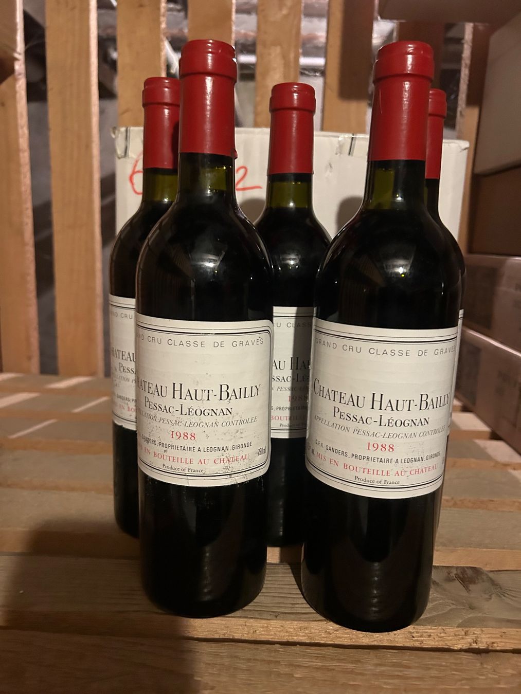 Vino: CHÂTEAU HAUT-BAILLY 1988 Pessac-Léognan – Nuovo (secondo la descrizione) da Roche VD venduto da avediscipule 6