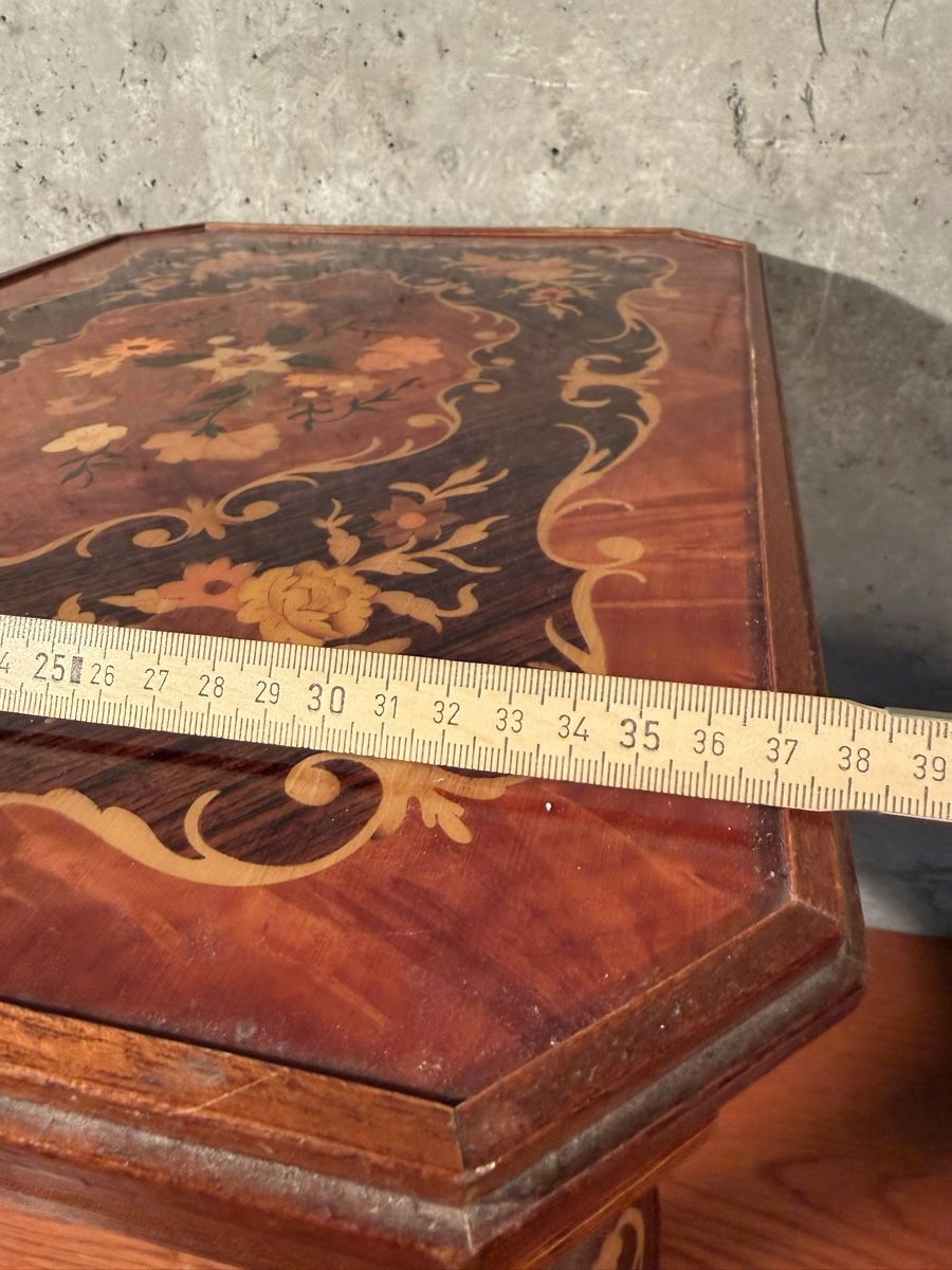 Tische: Table de jeu vintage marqueterie bois – Gebraucht aus Lausanne von artnouveau04 9