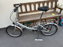Klappvelo Folding Street silber 6 Gänge mit Tasche gebraucht