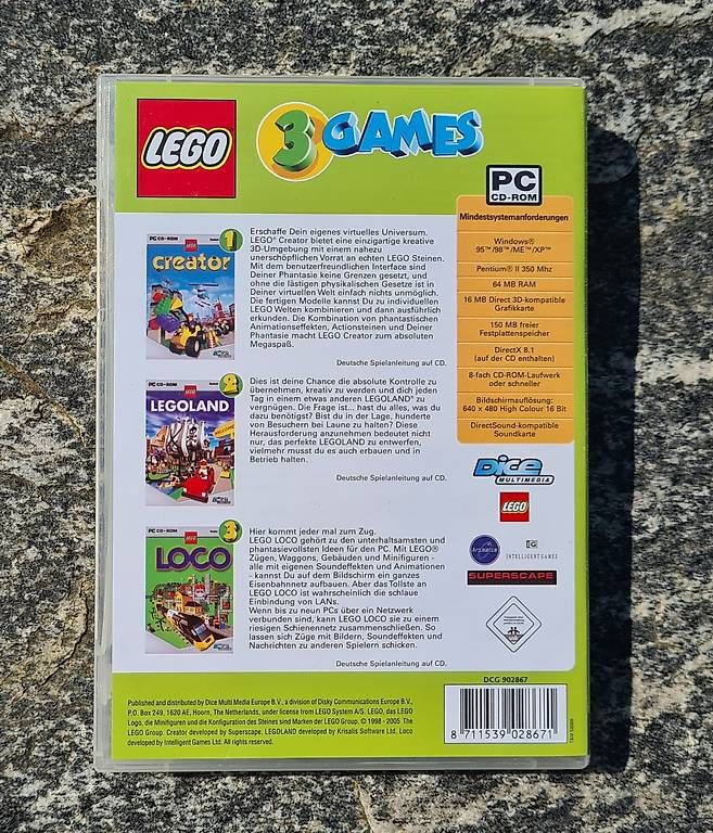 Spiele: LEGO PC Games, 3 CDs – Gebraucht aus Höri von Makumba2 3