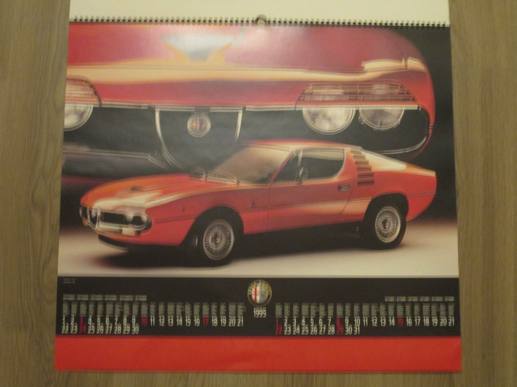 Poster & Bilder: Calandrier  Alfa Romeo de 1995 – Gebraucht aus Bonfol von zagato43e 1