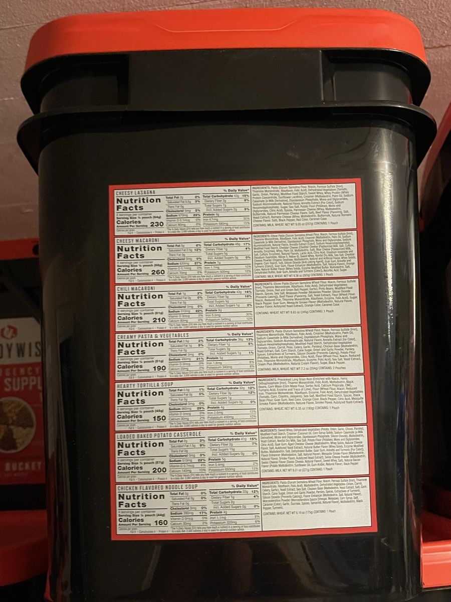 Lebensmittel & Spezialitäten: ReadyWise Notvorrat Eimer 60 Portionen Neuwertig – Neu und originalverpackt aus Rodersdorf von fris01 1