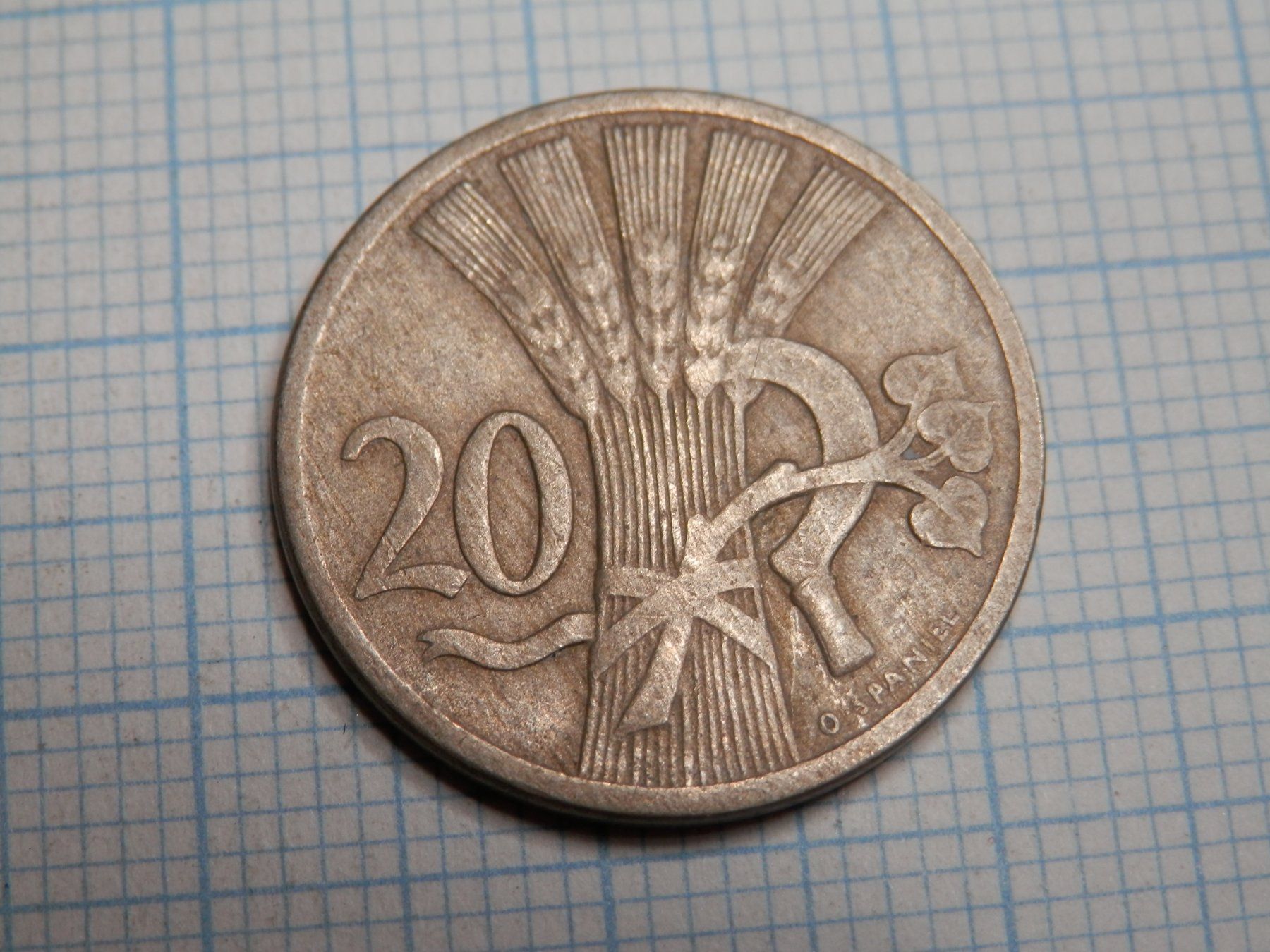 Tutti le monete: Tschechoslowakei 20 Heller, 1921 – Usato da Weiach venduto da weiach81 1