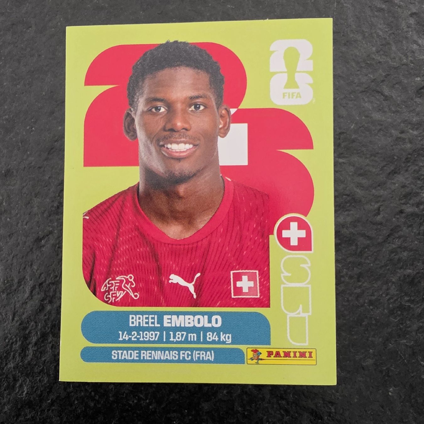 Panini Sammelbilder & Trading cards: Panini Sticker SUI7  Breel Embolo  – Neu und originalverpackt aus Buchs AG von LogoParts