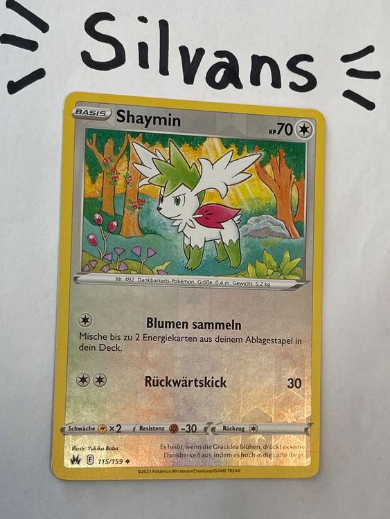 Shaymin Reverse Holo 125/159 Zenit der Könige Deutsch Kaufen auf Ricardo