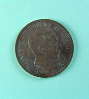 10 Centimos Spanien, Alfonso XII, 1878, Kupfer