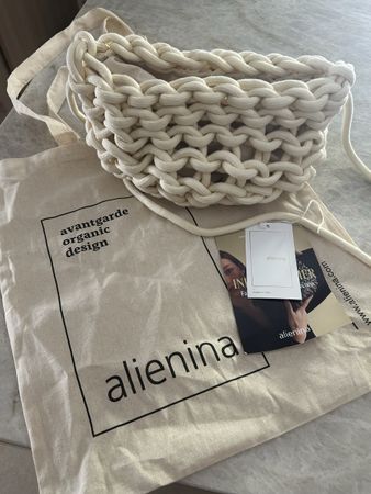 Sac à bandoulière tressé en corde alienina 