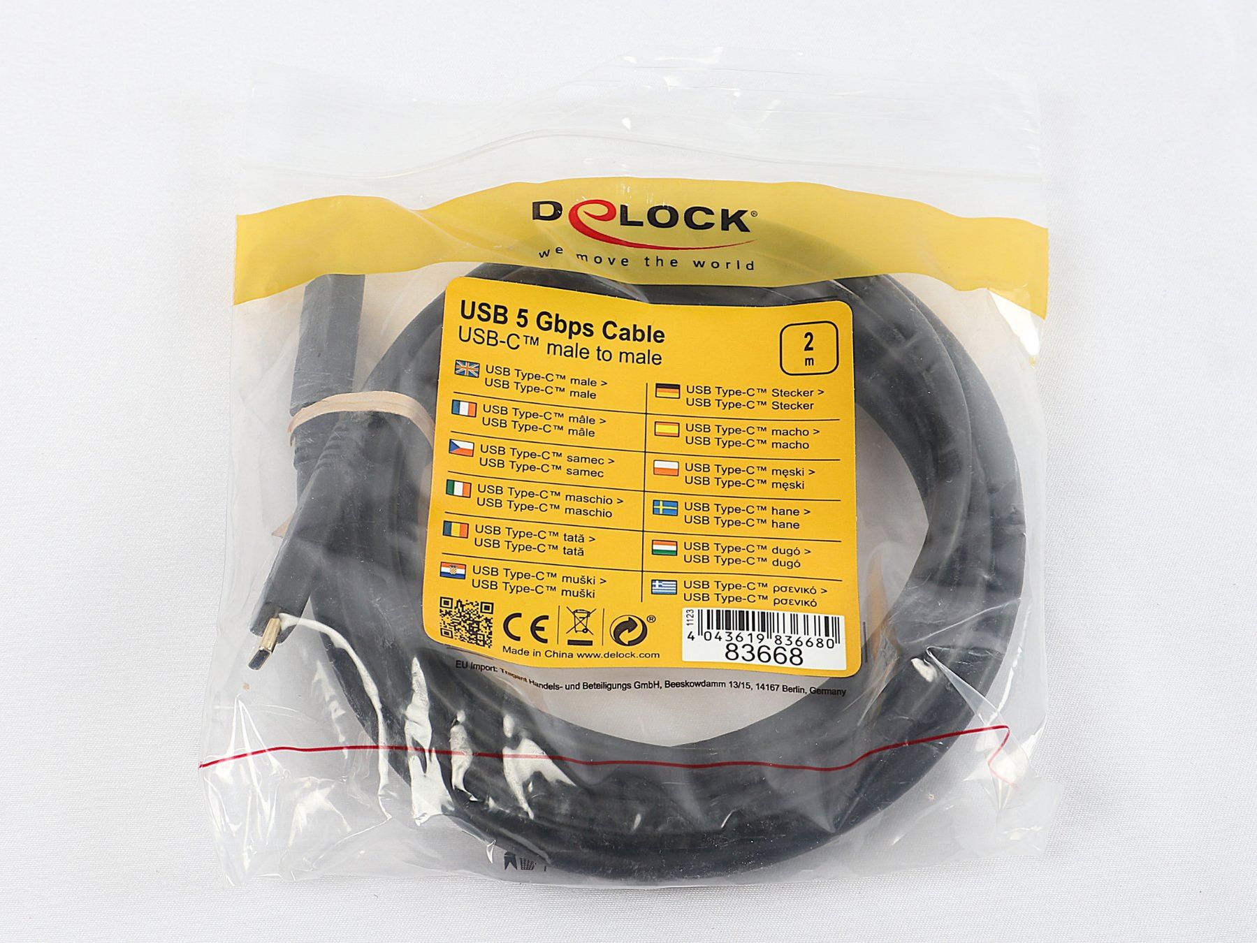 Caricabatterie: DELOCK USB 5 Gbps Cable (USB-C) – Nuovo (secondo la descrizione) da Steinen venduto da Restwert_Steinen 6