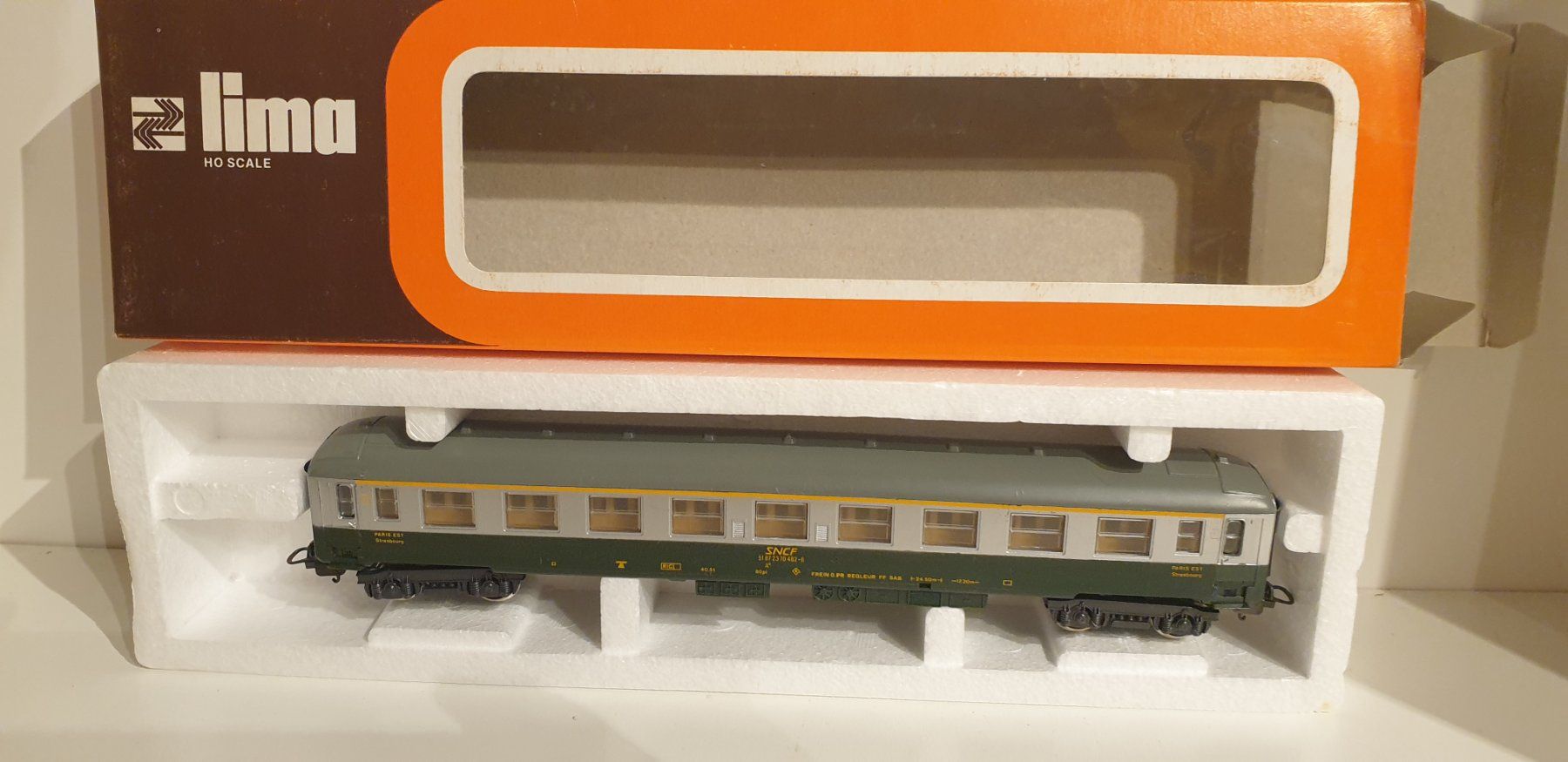 Lima Modellini di ferrovie: Lima SNCF Persomenwagen H0/DC 9128 – Usato da Neuenhof venduto da ludovicco