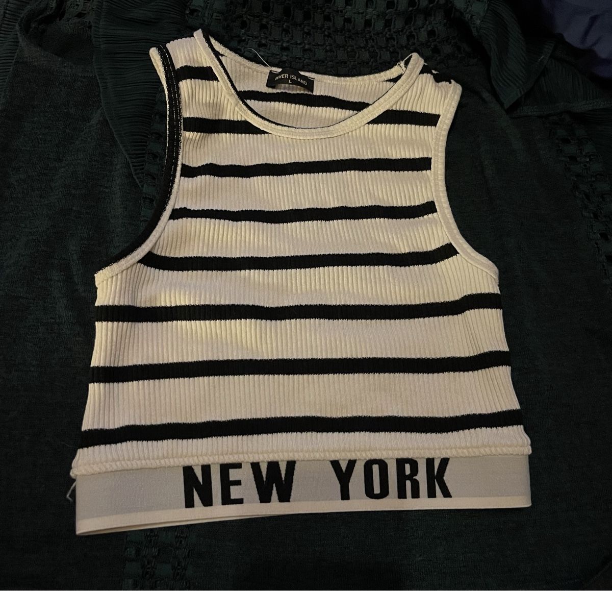 Top: Top River Island a righe bianco e nero - Tg S/M – Nuovo (secondo la descrizione) da Gordevio venduto da LanaZimm 5