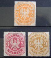 Preussen Kat. 23, 24 & 26 (*) 1867 Kat. 55 Euro