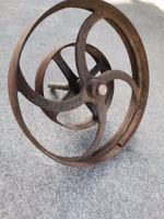 Eisenrad, Metallrad, Gusseisenrad, Transmission, Gartendeko