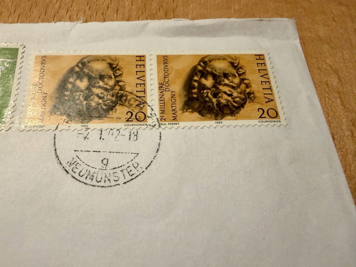 Tous les timbres: vier alte Briefmarken  – Neuf (Voir description) à Erlenbach ZH par Ritschly 1