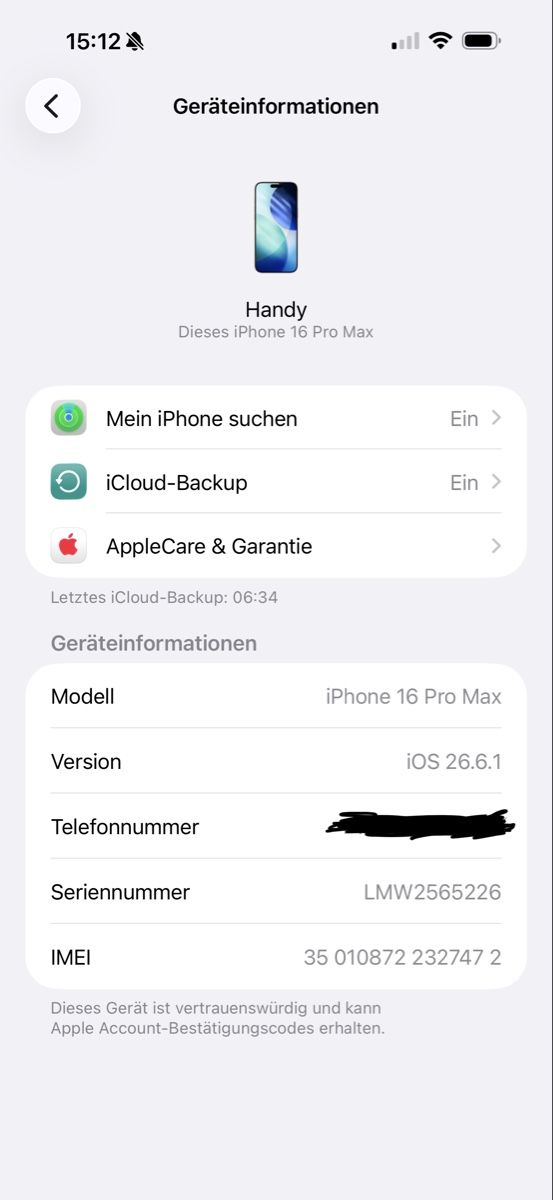Apple Telefoni cellulari / Smartphones: Apple iPhone 16 Pro Max 256 GB – Usato da Euthal venduto da Ohhhhlala 3
