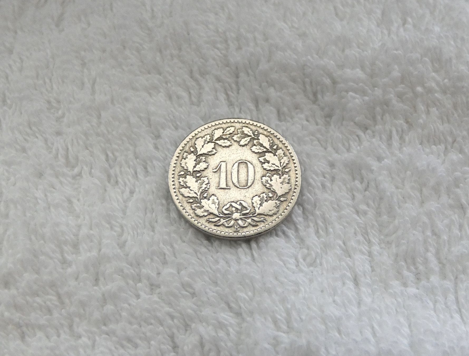 Tutti le monete: 10 centimes/rappen 1895 – Usato da Nyon venduto da Ilmi09 1