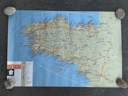 Vintage Plakat Poster BRETAGNE FRANCE Frankreich 