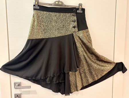 Rock, Gr. 40/42 schwarz/gold, Festtage, elegant!!!