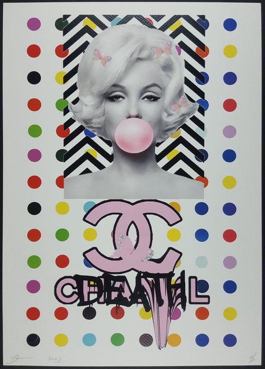 Death NYC Pop Art Druck 