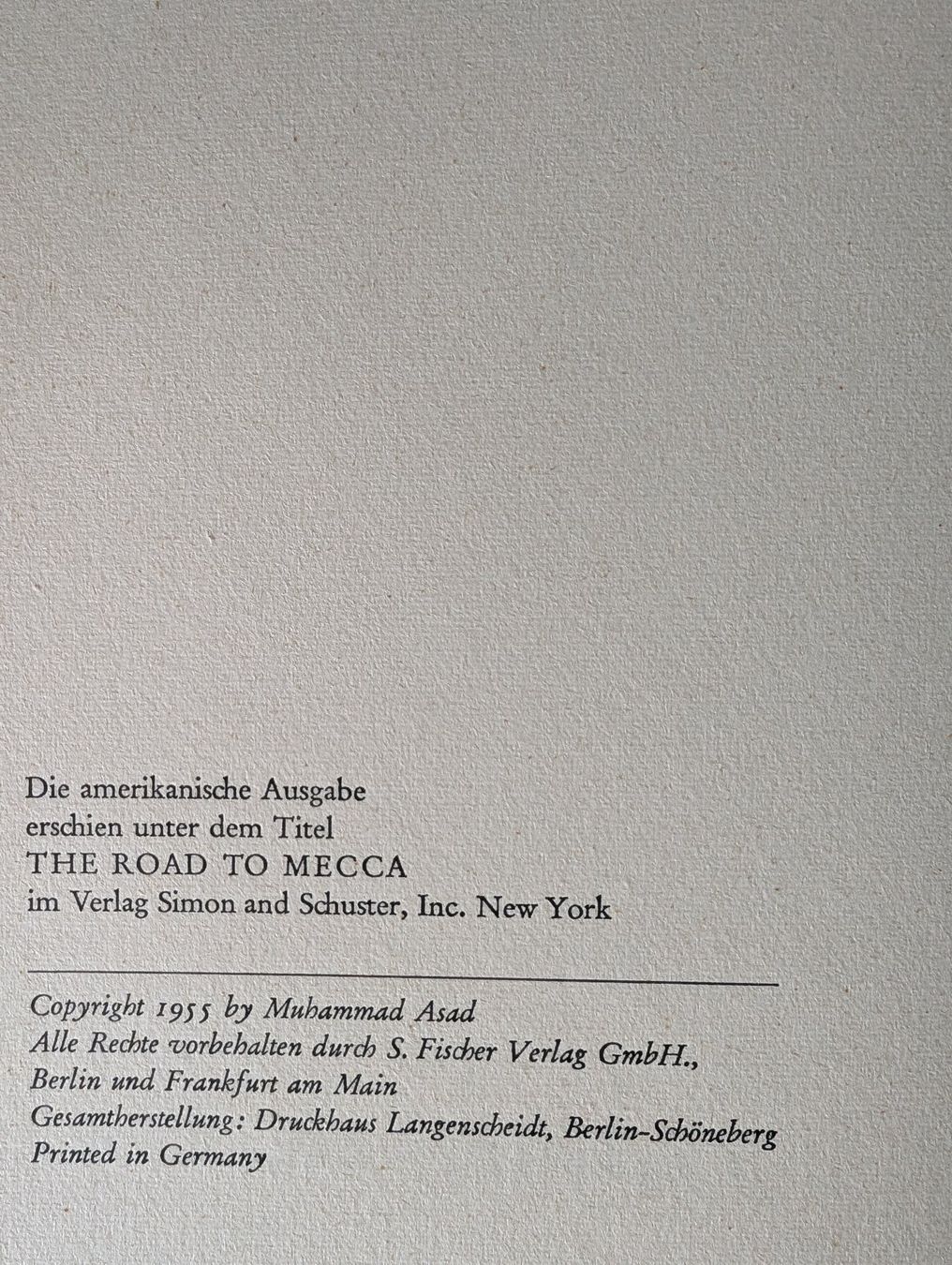 Libri: Muhammad Asad - Der Weg nach Mekka – Usato da Thalwil venduto da sultan03 6