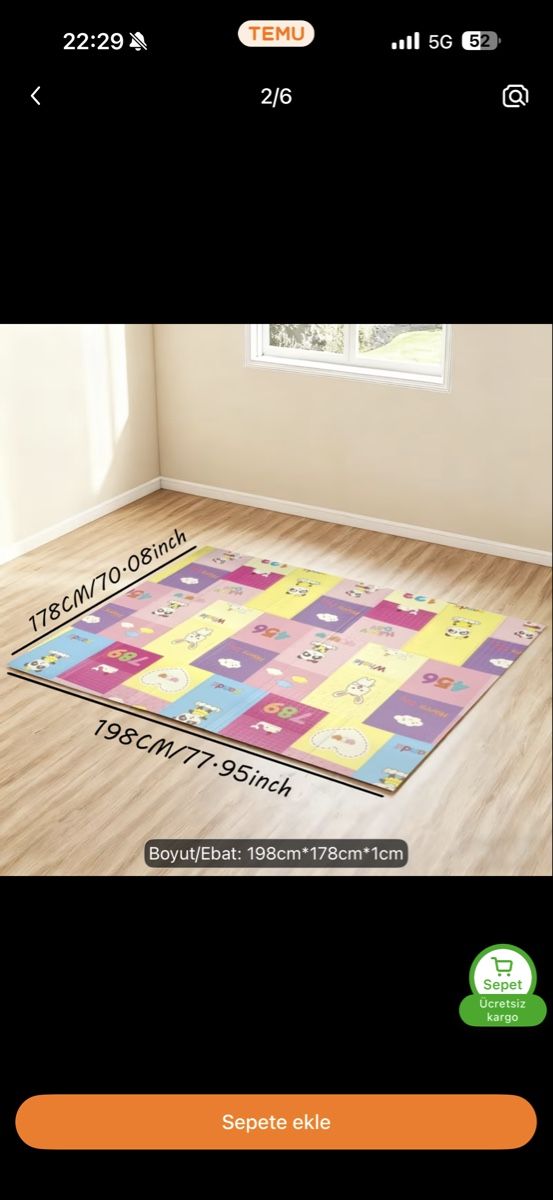 Spielmatte: Babyspielmatte – Gebraucht aus Dietikon von eng_27xc 1