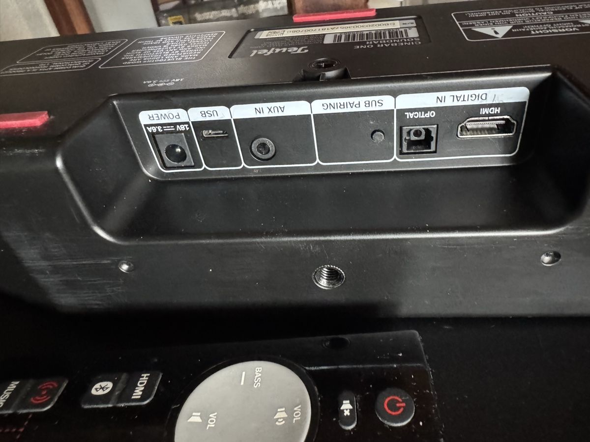Teufel Lautsprecher: Teufel Cinebar one mit Subwoofer – Gebraucht aus Guntershausen von Mscg 1