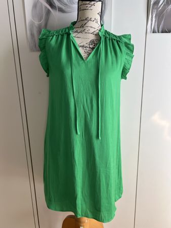 Grünes Sommerkleid, gefüttert, Gr XS