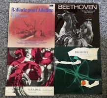Schallplatten: 4 Stücke Klassik, verschiedene Interpreten