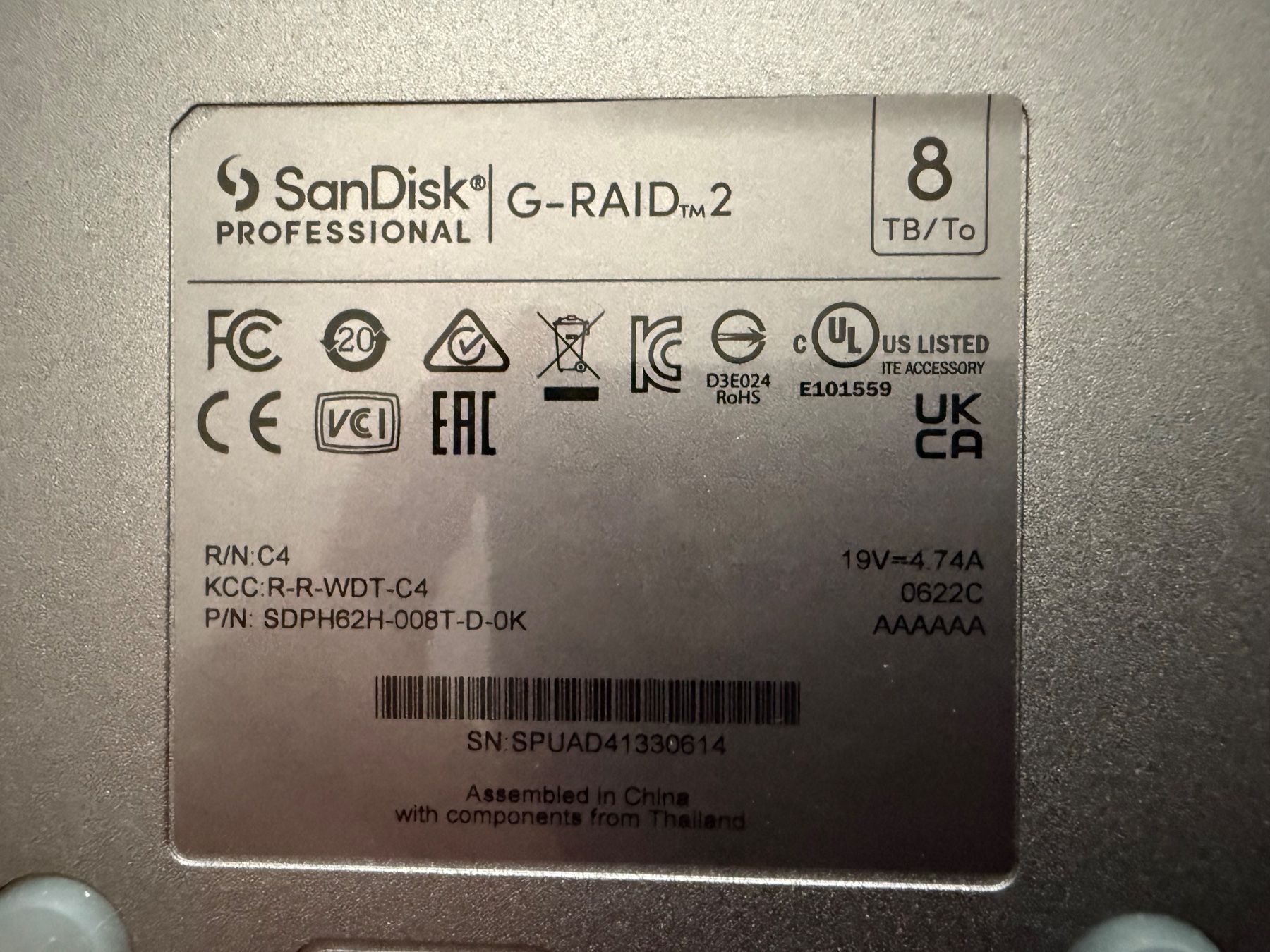 Sandisk Dischi rigidi: SanDisk Professional G-Raid 2-bay – Usato da Lausanne venduto da DBX-JACK 5
